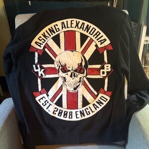 Black Asking Alexandria Graphic Hoodie